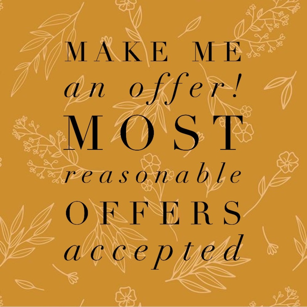 Most reasonable offers accepted!